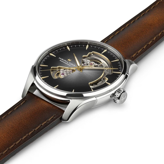 Hamilton Jazzmaster Open Heart Automatico 40mm Preto H32675581