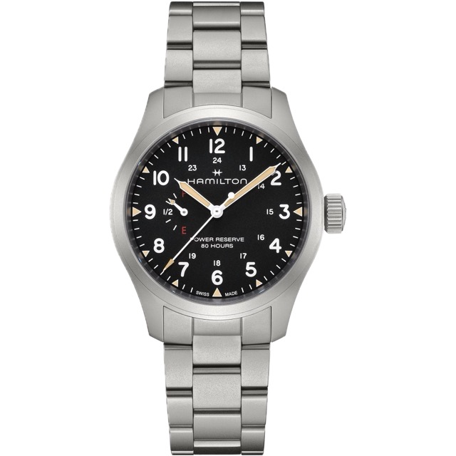 Hamilton Khaki Field Mecanico Power Reserve Preto 40mm H69509130