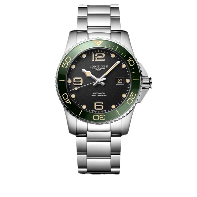 Longines HydroConquest Verde 41mm Ceramic L3.781.4.05.6