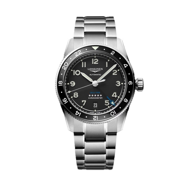 Longines Spirit Zulu Time Automático GMT Preto 39mm L3.802.4.53.6