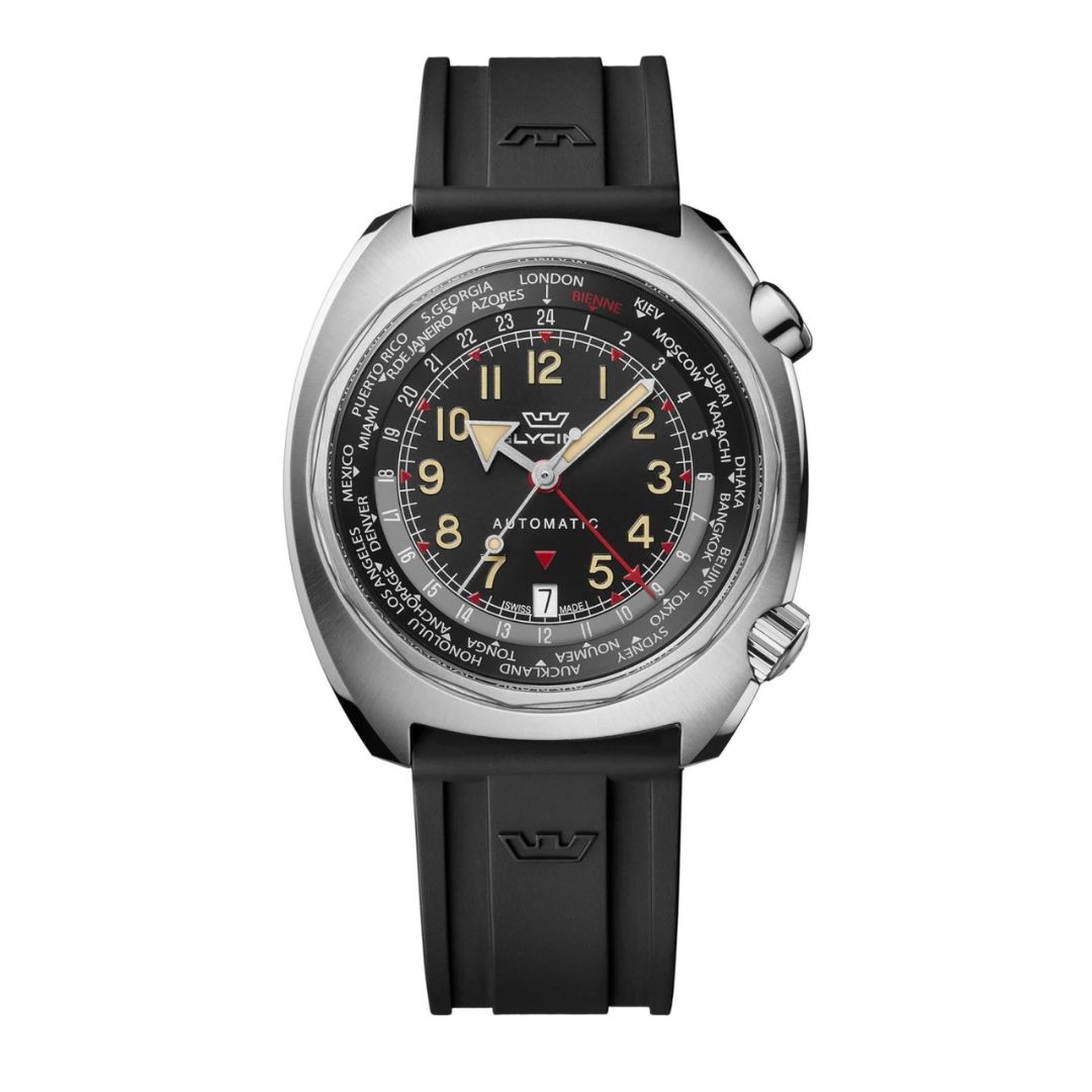 Glycine Airman SST GMT Concorde Preto GL0312