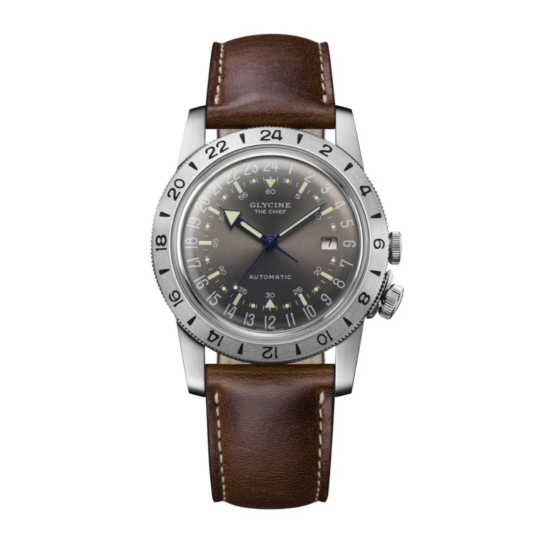 Glycine Airman Vintage The Chief Purist Cinza GL0412