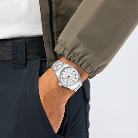 Hamilton Khaki Field Mecanico Power Reserve Branco 40mm H69509110 - Imagem 6