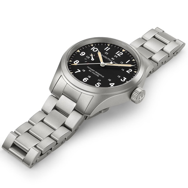 Hamilton Khaki Field Mecanico Power Reserve Preto 40mm H69509130