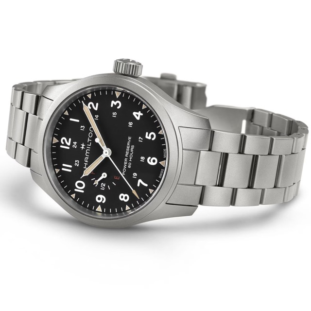 Hamilton Khaki Field Mecanico Power Reserve Preto 40mm H69509130