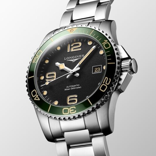 Longines HydroConquest Verde 41mm Ceramic L3.781.4.05.6