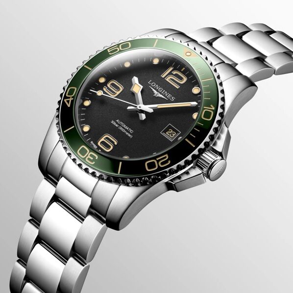 Longines HydroConquest Verde 41mm Ceramic L3.781.4.05.6