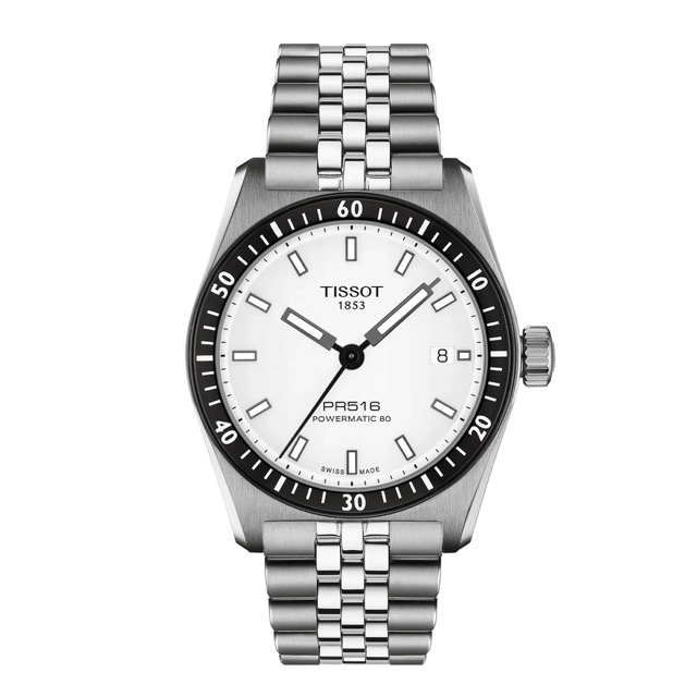 Tissot PR516 Powermatic 80 Branco 38mm T149.407.11.031.00