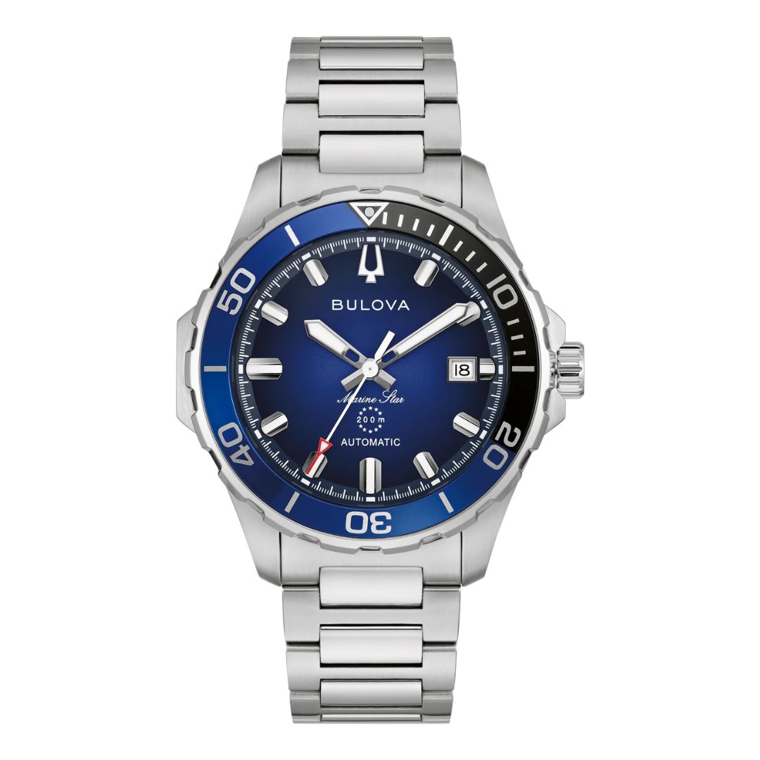 Bulova Marine Star Automatico Azul 98B466