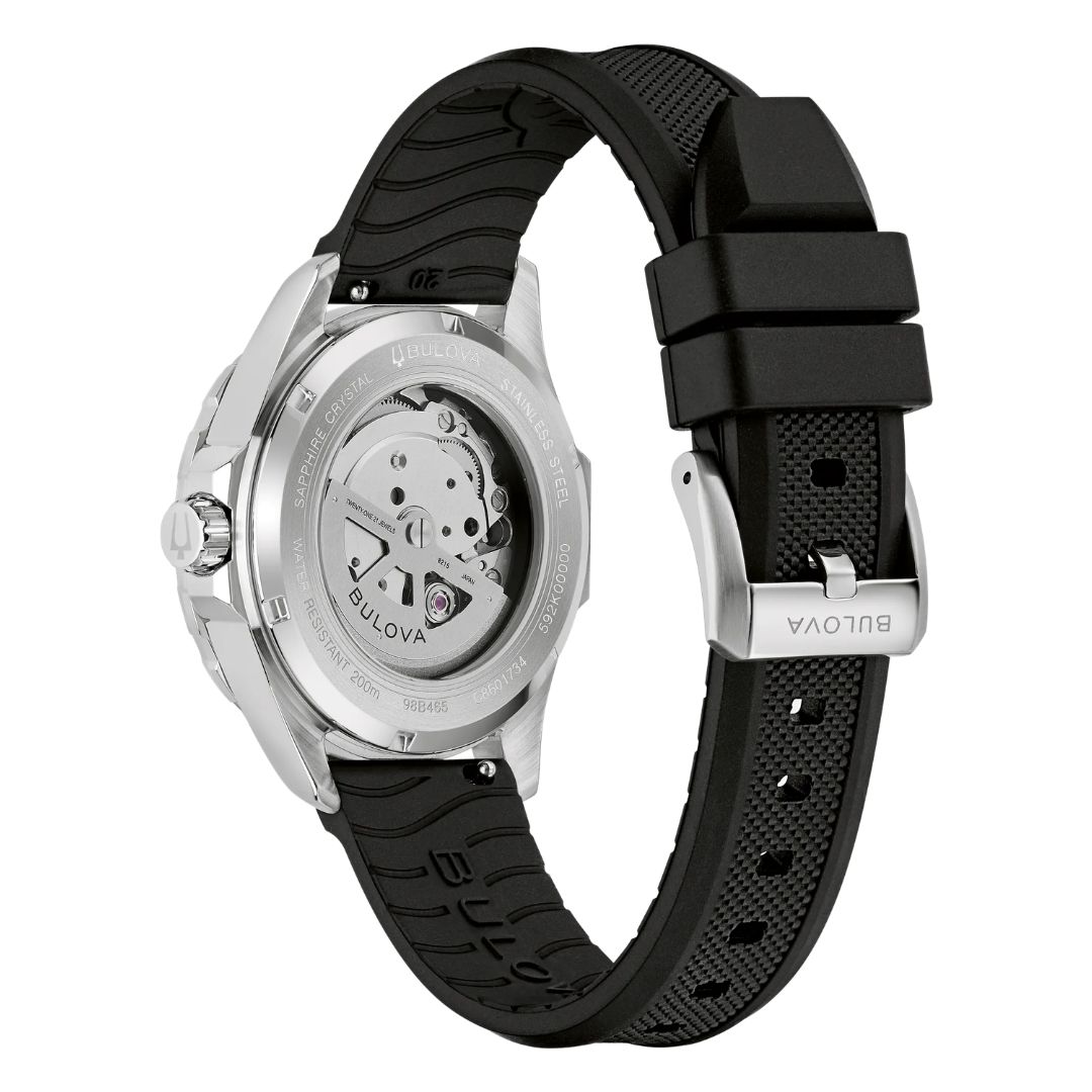 Bulova Marine Star Automatico Preto 98B465
