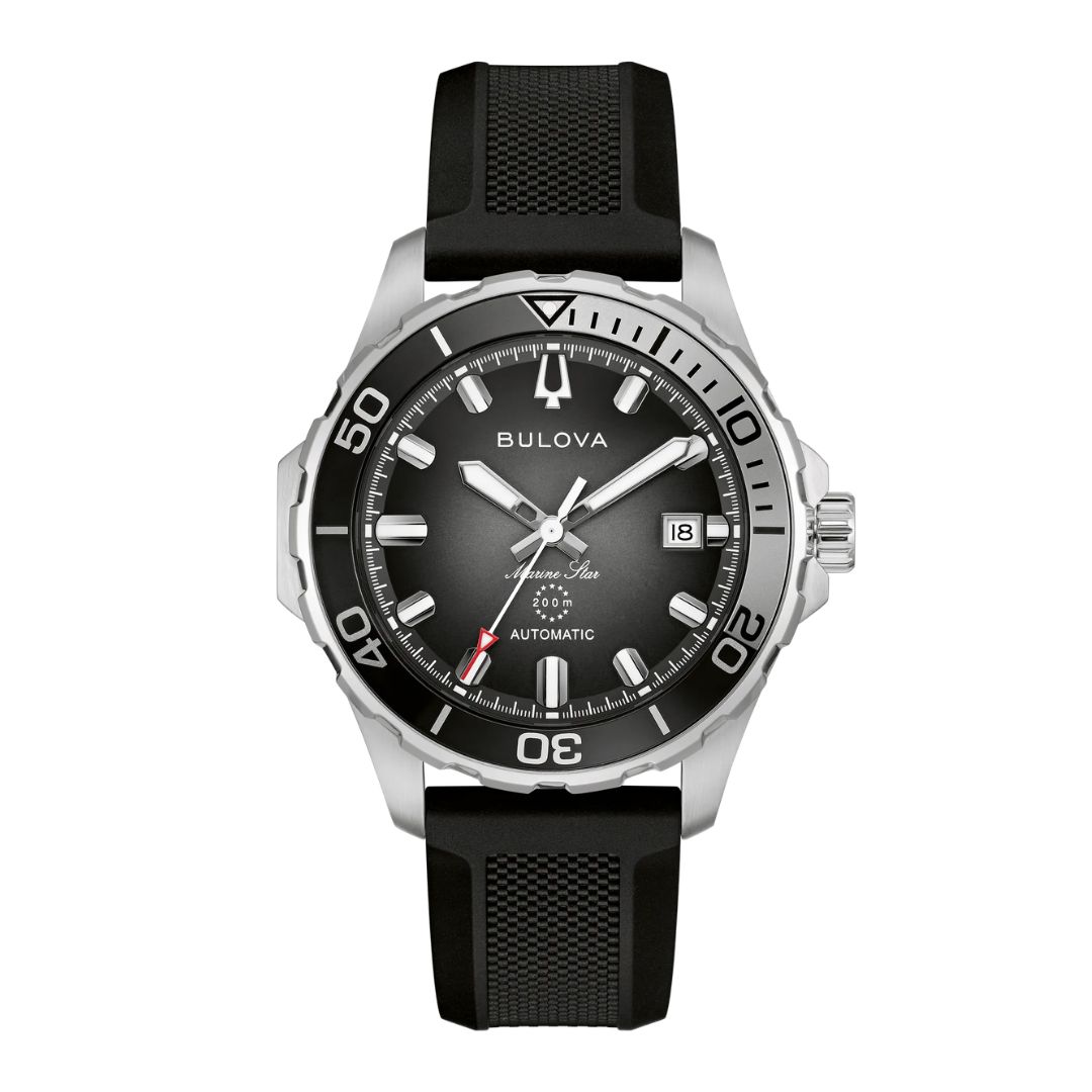 Bulova Marine Star Automatico Preto 98B465