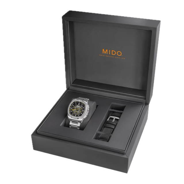 Mido Multifort Tv Chronograph Amarelo Automatico M049.527.11.081.00 - Imagem 10