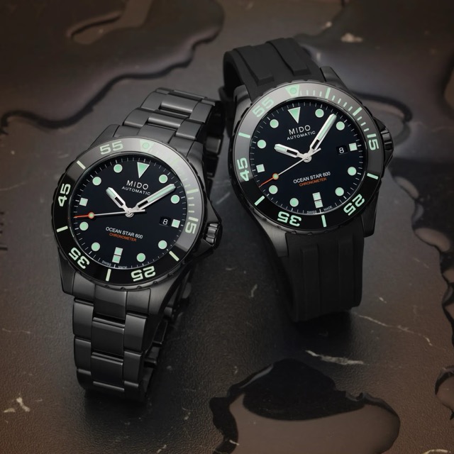 Mido Ocean Star 600 Chronometer COSC All Black M026.608.33.051.00