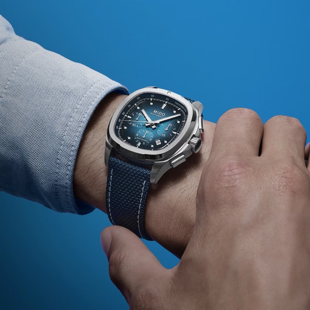 Mido Multifort Tv Chronograph Azul Automatico M049.527.11.041.00