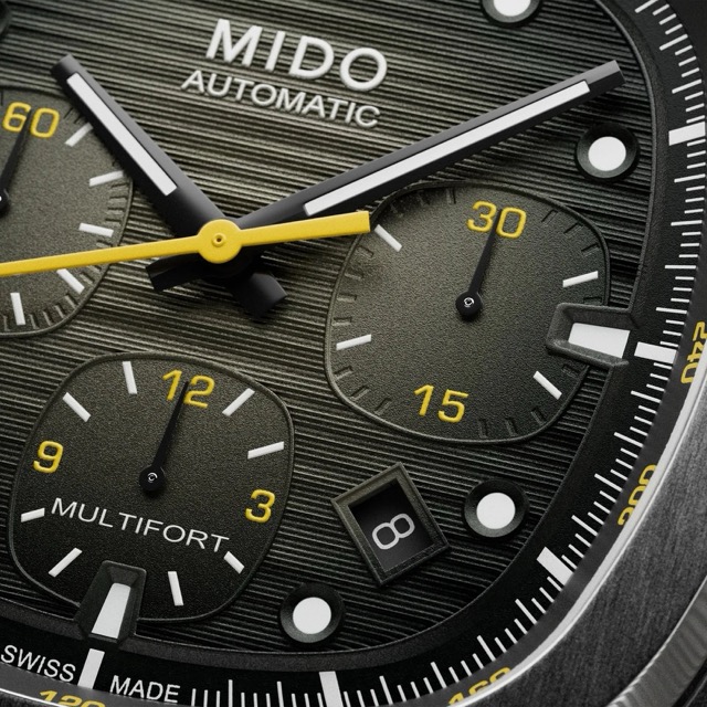 Mido Multifort Tv Chronograph Amarelo Automatico M049.527.11.081.00 - Imagem 7