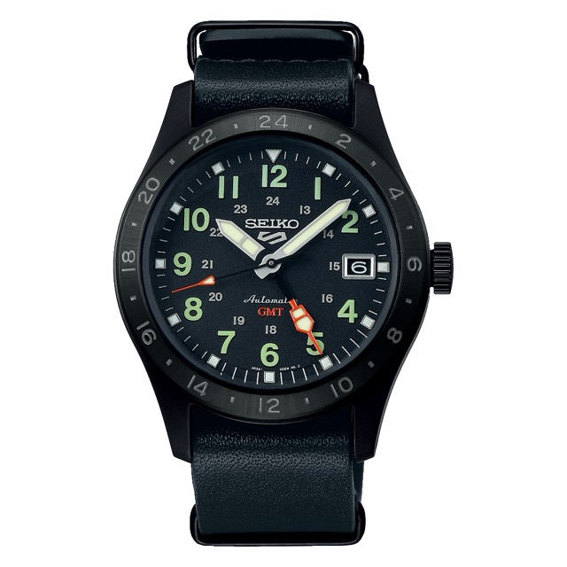 Seiko 5 Sports Field Street GMT Preto SSK025