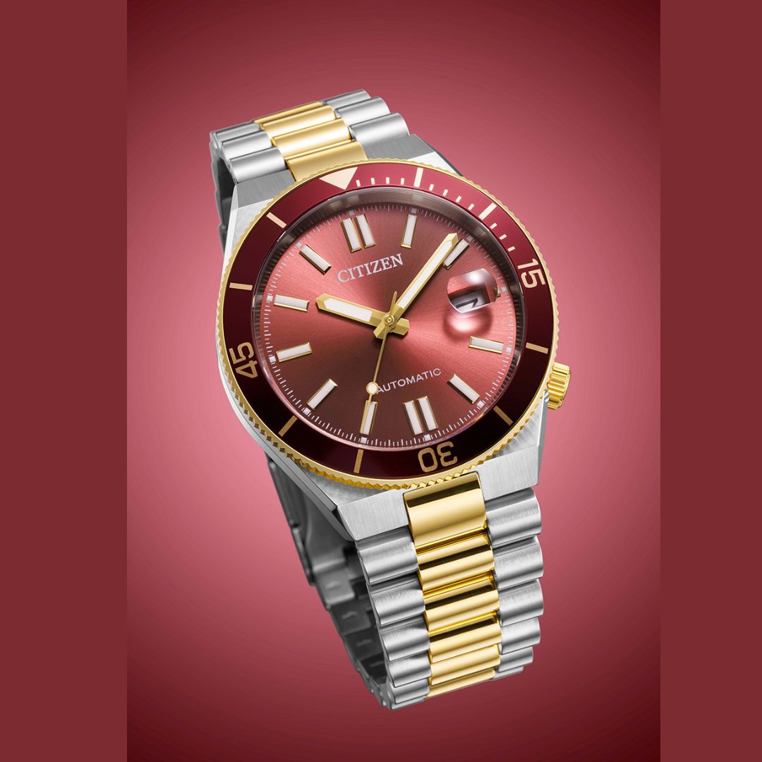 Citizen Tsuyosa Shore 40mm Vermelho NJ0234-58X