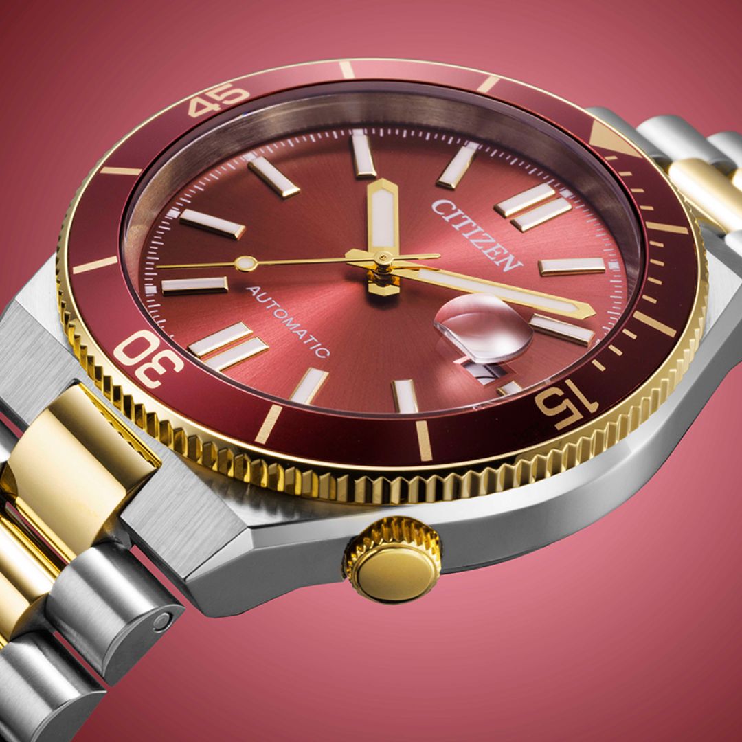 Citizen Tsuyosa Shore 40mm Vermelho NJ0234-58X