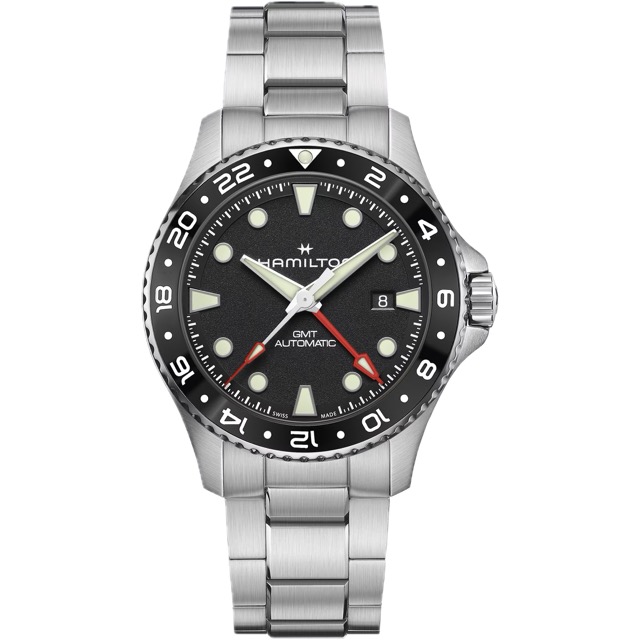 Hamilton Khaki Navy Scuba GMT Automatico Preto H82555130