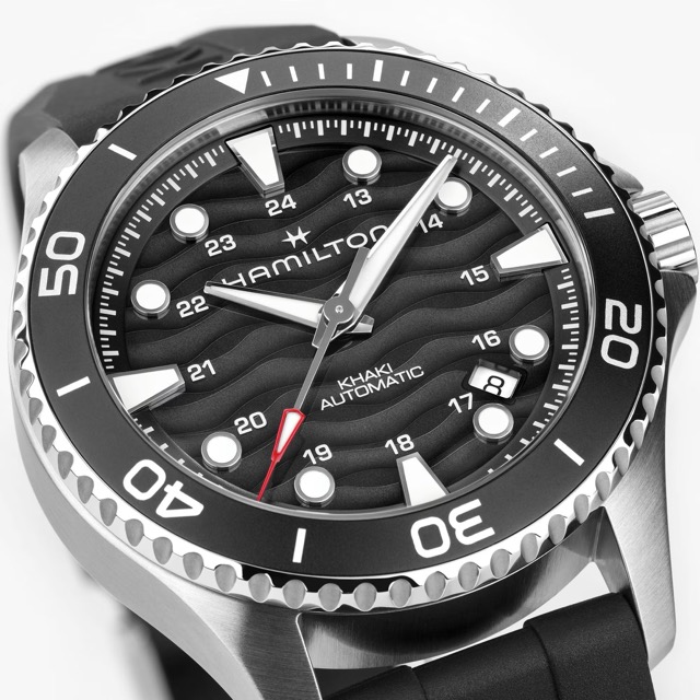 Hamilton Khaki Navy Scuba Preto H82415330