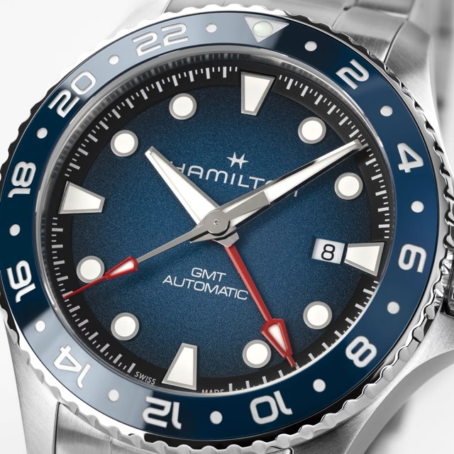 Hamilton Khaki Navy Scuba GMT Automatico Azul H82535140