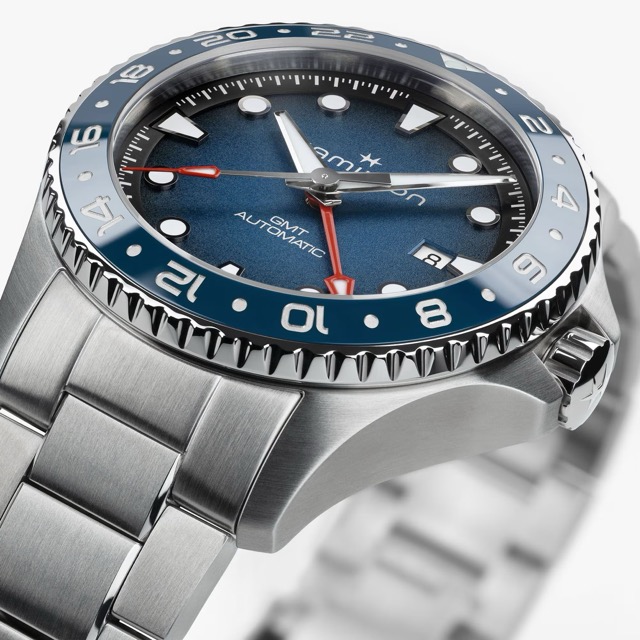 Hamilton Khaki Navy Scuba GMT Automatico Azul H82535140