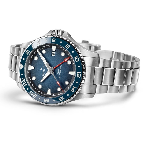 Hamilton Khaki Navy Scuba GMT Automatico Azul H82535140