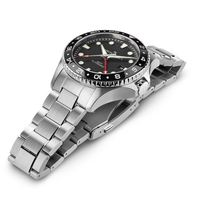 Hamilton Khaki Navy Scuba GMT Automatico Preto H82555130