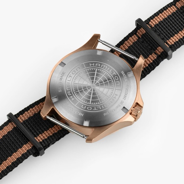 Hamilton Khaki Navy Scuba GMT Automatico Bronze H82565930 - Imagem 6