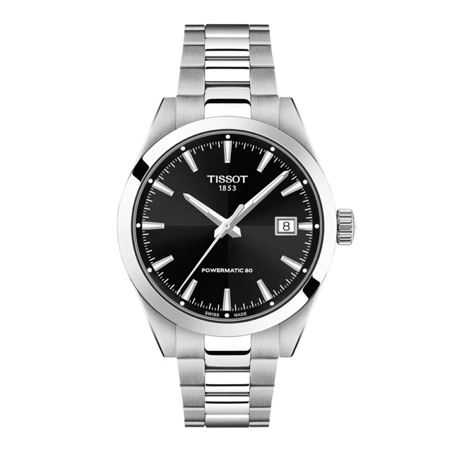 Tissot Gentleman Powermatic 80 Automatico Preto 38mm T165.807.11.051.00