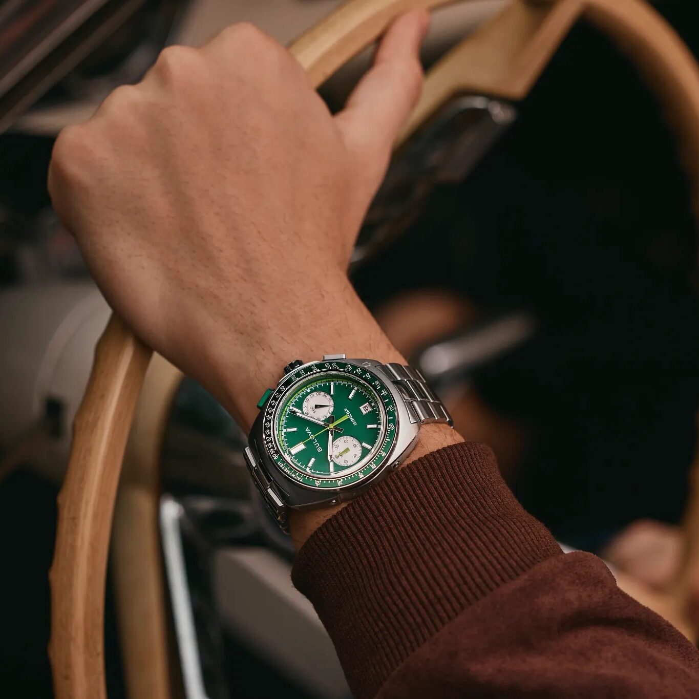Bulova Racer Chronograph Verde 98B468