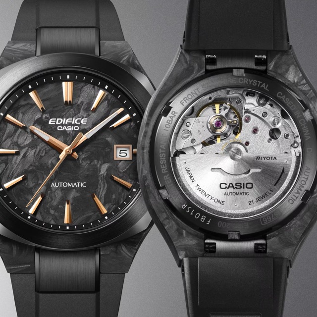 Casio Edifice Carbono Forjado Automático EFK-200XPB-1A