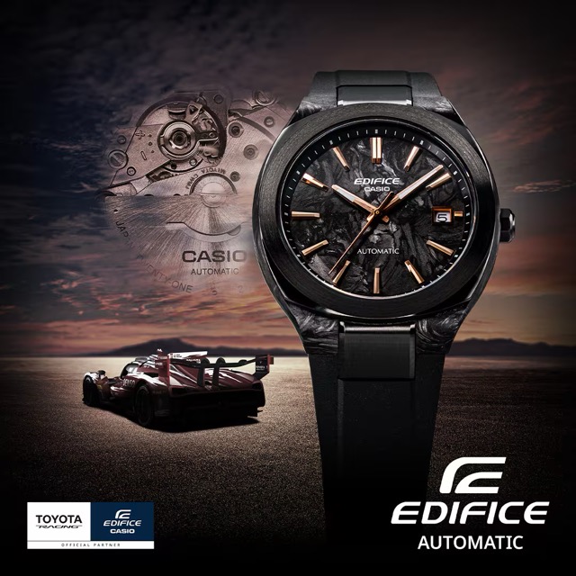 Casio Edifice Carbono Forjado Automático EFK-200XPB-1A - Imagem 6