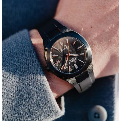 Casio Edifice Carbono Forjado Automático EFK-200XPB-1A - Imagem 8