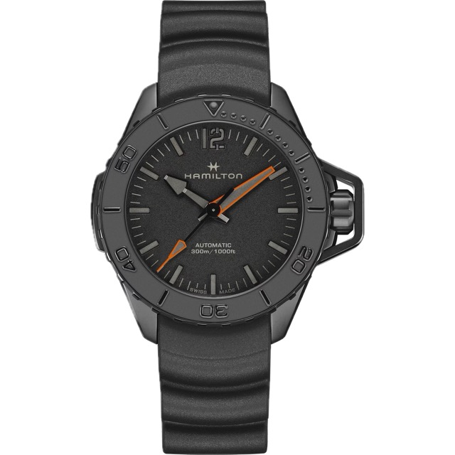 Hamilton Khaki Navy Frogman All Black Automático H77845330