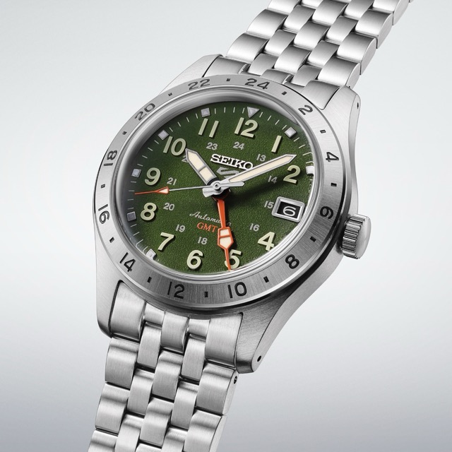 Seiko 5 Sports Field Street GMT Verde HDB001