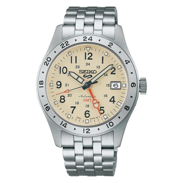 Seiko 5 Sports Field Street GMT Creme HDB002