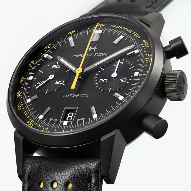 Hamilton Intra-Matic Auto Chrono Amarelo H38446731