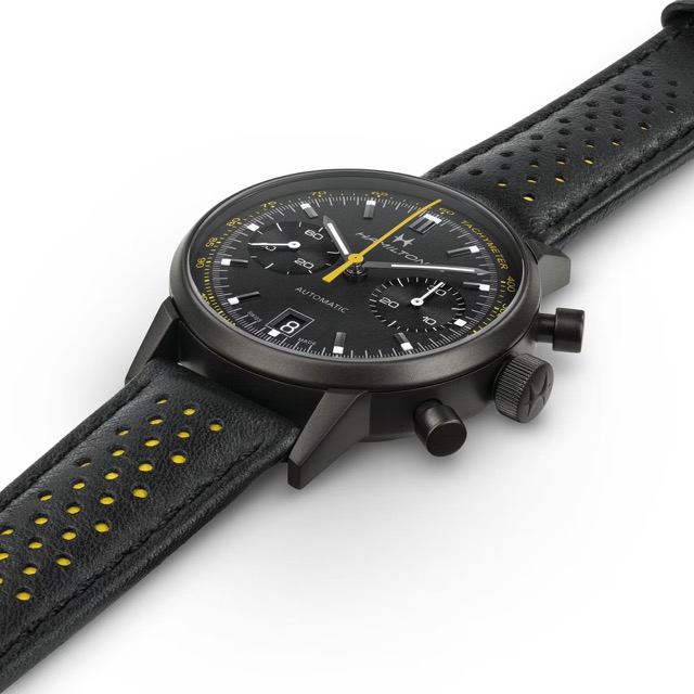 Hamilton Intra-Matic Auto Chrono Amarelo H38446731