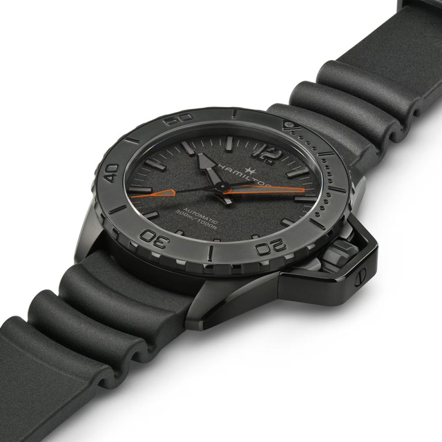 Hamilton Khaki Navy Frogman All Black Automático H77845330