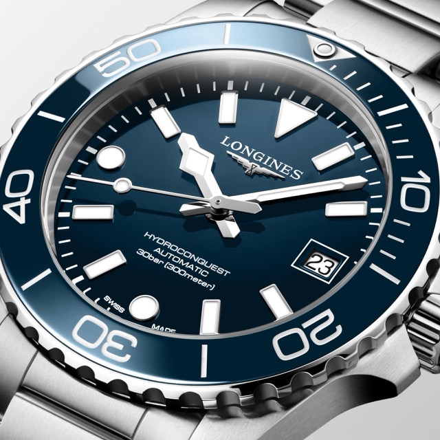 Longines HydroConquest Azul 39mm Ceramic L3.779.4.96.6