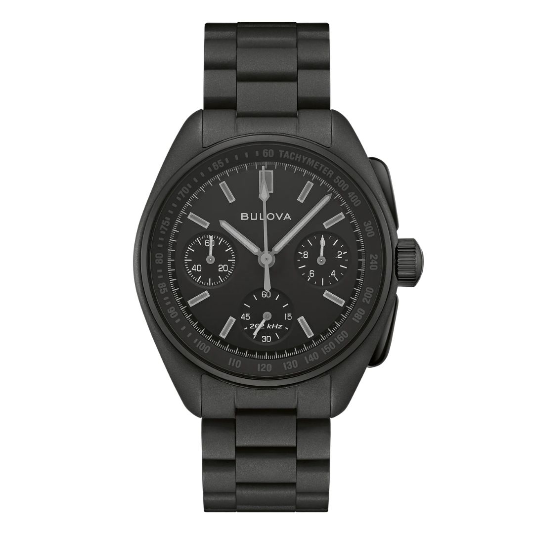 Bulova Lunar Pilot 41.2mm The Black Hole 98A335
