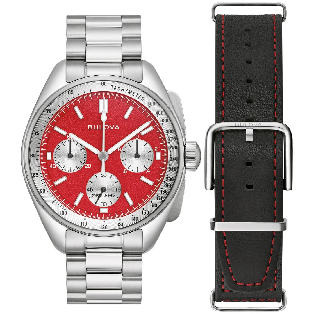 Bulova Lunar Pilot 43.5mm Vermelho 96K115