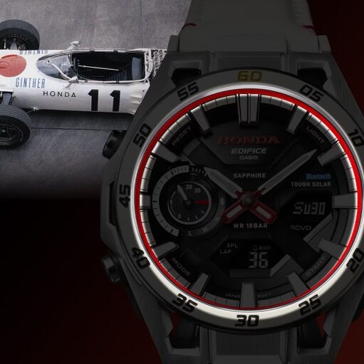 Casio Edifice × Honda 60Th Edicao Aniversário Branco ECB-2300HR-1AJR