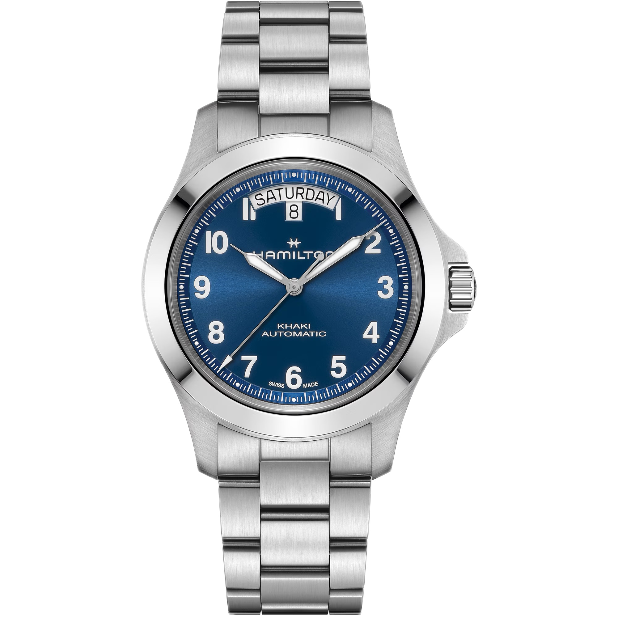 Hamilton Khaki King Day Date Azul 40mm H64475140