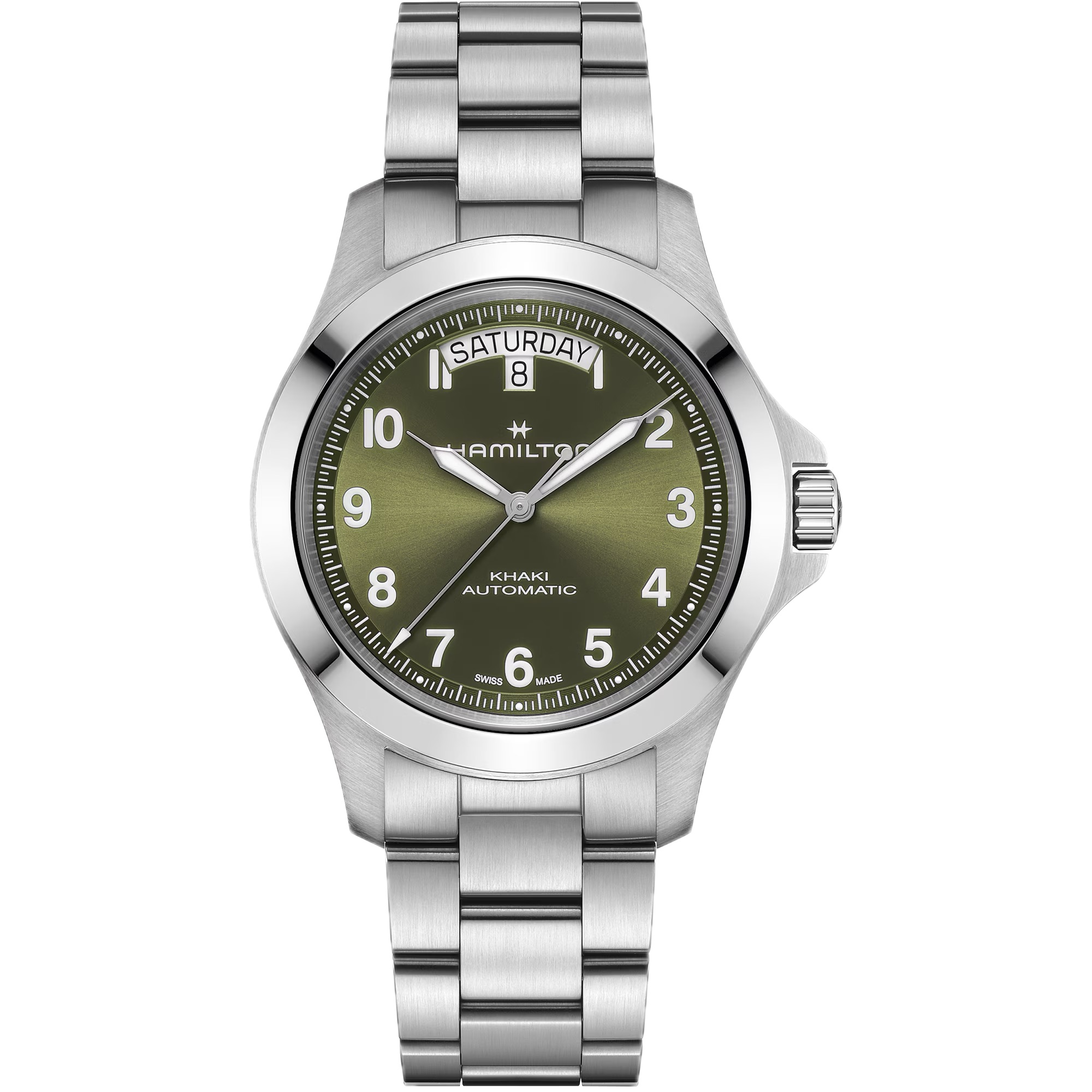 Hamilton Khaki King Day Date Verde 40mm H64475160