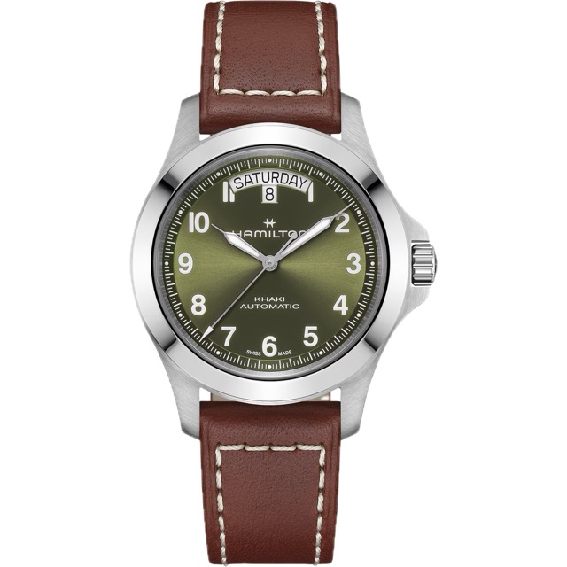 Hamilton Khaki King Day Date Verde 40mm H64475560