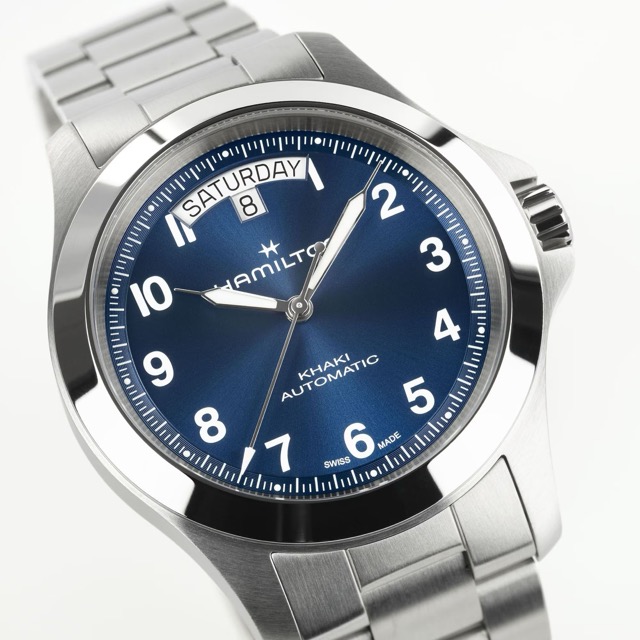 Hamilton Khaki King Day Date Azul 40mm H64475140