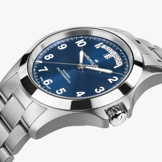 Hamilton Khaki King Day Date Azul 40mm H64475140