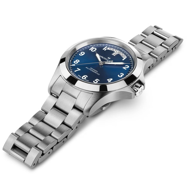 Hamilton Khaki King Day Date Azul 40mm H64475140